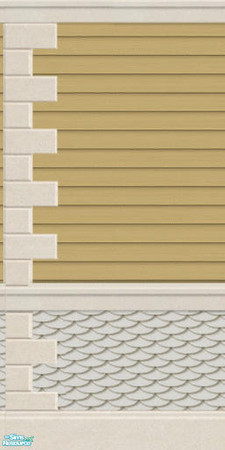 Sims 2 — JJs siding sand WS left by thesorceress — Created by The Sorceress, Mac compatible