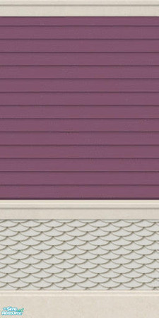 Sims 2 — JJs lilac siding WS mid by thesorceress — Created by The Sorceress, Mac compatible