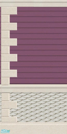 Sims 2 — JJs lilac siding WS left by thesorceress — Created by The Sorceress, Mac compatible