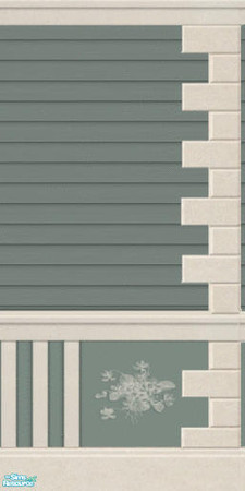 Sims 2 — JJs siding grey green WF right by thesorceress — Created by The Sorceress, Mac compatible