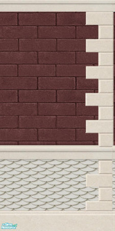 Sims 2 — JJs stone brown WS right by thesorceress — Created by The Sorceress, Mac compatible