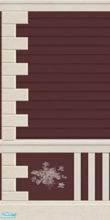 Sims 2 — JJs brown siding WF left by thesorceress — Created by The Sorceress, Mac compatible