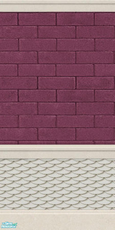 Sims 2 — JJs aubergine stone WS mid by thesorceress — Created by The Sorceress, Mac compatible