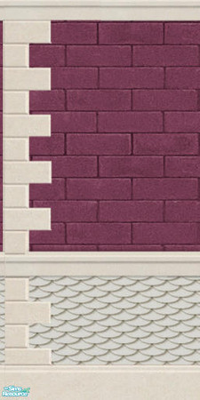 Sims 2 — JJs aubergine stone WS left by thesorceress — Created by The Sorceress, Mac compatible