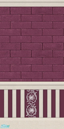 Sims 2 — JJs aubergine stone WF mid by thesorceress — Created by The Sorceress, Mac compatible