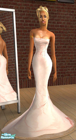 Sims 2 — Rose Gala Gown by Shannara_Simfashion — you need the Mesh Mermaid V.2 to get this Dress in your Game.Mesh is
