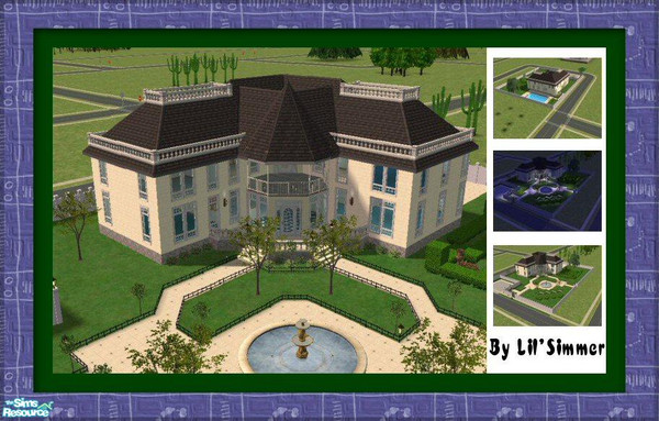 Sims 2 — Tower View Estates by lilsimmer03 — Large old estate featuring four bedrooms and a few other spare rooms. Just