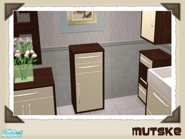Sims 2 — New York Bathroom - Small Cupboard by Mutske — Bathroom recolor. Meshes are from Shoukeir. You need to download