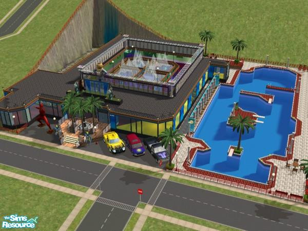 Sims 2 — Whitegrove Community Centre  by tamlo31 — A great place to relax and kick back the stress of the day.