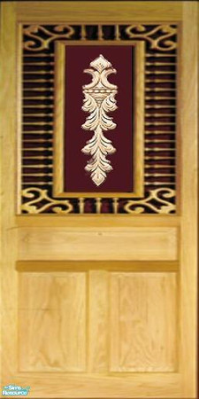 Sims 2 — Wooden Panel by The_Unicorn — -