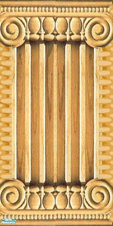 Sims 2 — Castle wall by The_Unicorn — -