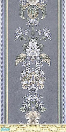 Sims 2 — Blue wall by The_Unicorn — -