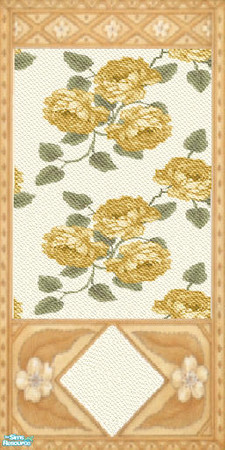Sims 2 — Flowery Panel by The_Unicorn — -