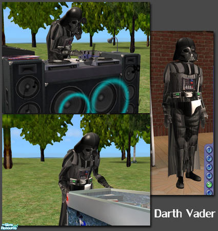 Sims 2 — Darth Vader Helmet Mesh by Toddfx — Darth Vader helmet mesh. Also look for Darth Vader body mesh