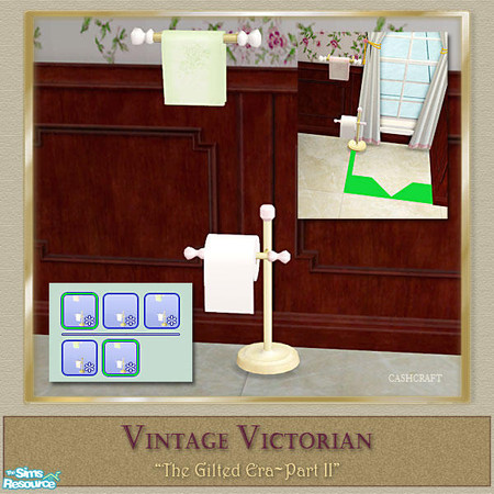 Sims 2 — Vintage Victorian Decor - Toilet Tissue by Cashcraft — This Vintage Victorian Decor set, features decorative