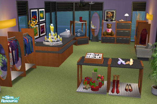 Sims 2 — Modern Fashion Shop - Recolor Set by NoFrills — This is a recolor set for my Modern Fashion Shop mesh set.
