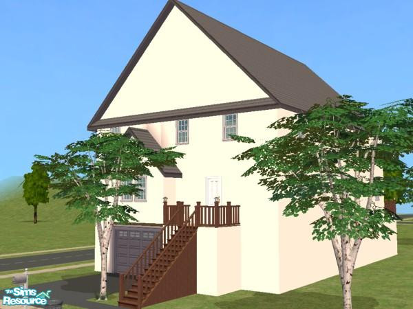 Sims 2 — 3 Trumble Road by ddgangel — Another house in the Trumble Road Series. This one is a three story house. It has 2