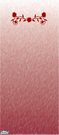 Sims 2 — Cherry Sponged & Stencil Wall by PatPB — Sponged walls are IN...so are stencils...