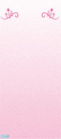 Sims 2 — Pink Sponged & Stencil Wall by PatPB — Sponged walls are IN...so are stencils...