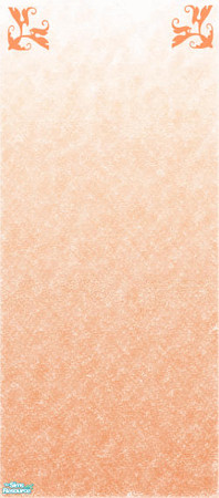 Sims 2 — Peach Sponged & Stencil Wall by PatPB — Sponged walls are IN...so are stencils...