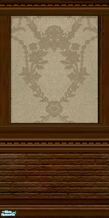 Sims 2 — Into Brown 12 by Lorah — brown wallpaper and brick