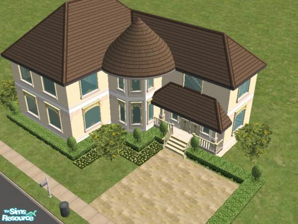 Sims 2 — Sugarcreek House by Crass — In honor of Vintage Victorian week... A dainty but spacious Victorian family home.