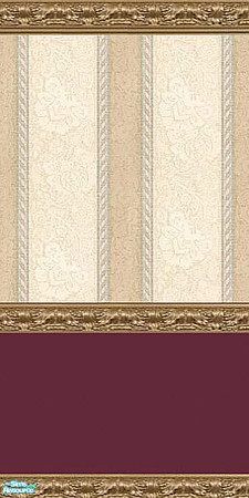 Sims 2 — Victorian Silk Two W2 by iZazu — Victorian Silk Sets are 7 different sets all together made up of walls and