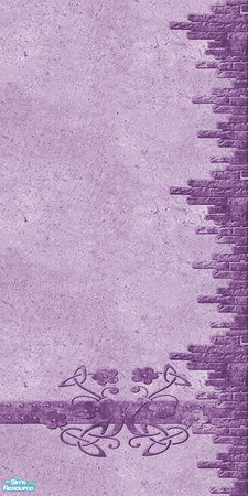 Sims 2 — Stone Wall 5 Right by camelia111 — Part of Exterior Collection V