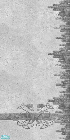 Sims 2 — Stone Wall 3 Right by camelia111 — Part of Exterior Collection V