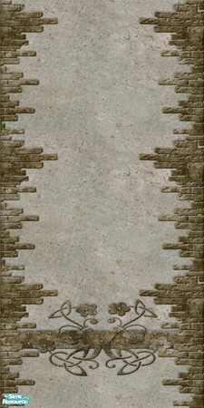 Sims 2 — Stone Wall 1 Full by camelia111 — Part of Exterior Collection V