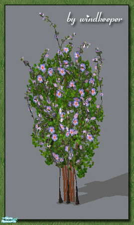Sims 2 — Plastic ivy - blue flowers by Windkeeper — Recolor of "Plastic ivy" from this set. Requires that file