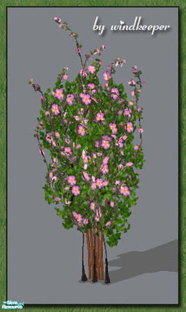 Sims 2 — Plastic ivy - purple flowers by Windkeeper — Recolor of "Plastic ivy" from this set. Requires that