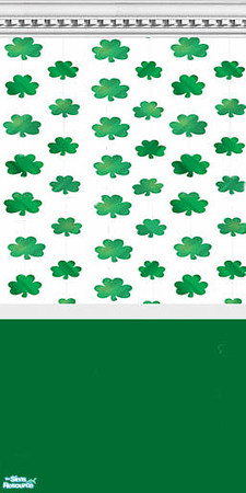 Sims 2 — Something Green Two Wall 1 by iZazu — Happy St. Patrick's Day! Part of the "Something Green Two". Here