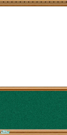 Sims 2 — Simple Colors and Linoleum - Emerald by Lorah — Nice wall with two tone wood and sand-paint in emerald. Matching