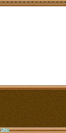 Sims 2 — Simple Colors and Linoleum - Brown by Lorah — Nice wall with two tone wood and sand-paint in brown. Matching