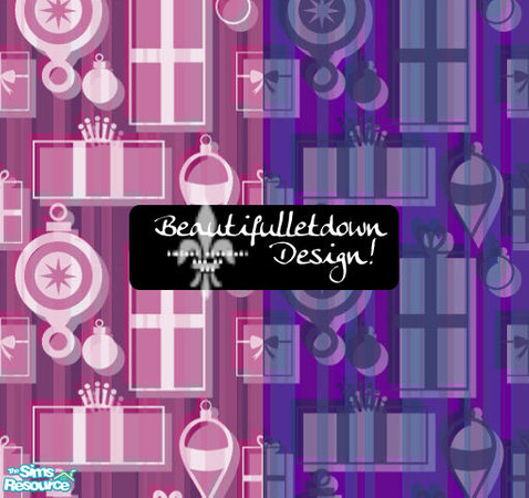 Sims 2 — Ornamental Wallpaper by beautifulletdown — only the preview imges are tagged not the accutal wallpaper in the