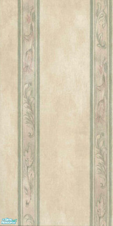 Sims 2 — Sage Leaf Scroll Stripe by Buffy__n__Angel — 