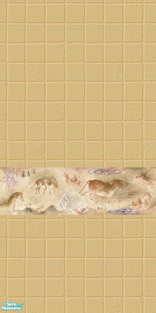 Sims 2 — TL - Log Bath - Stripes1 - Wall Tile 1 by TabbyLou — Wall Tile designed for Stripes1 recolor of Simaddict99's