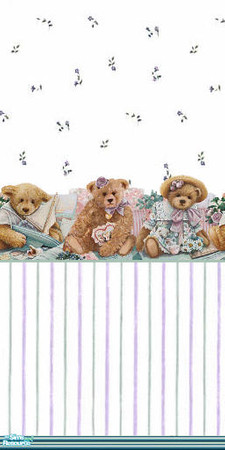 Sims 2 — Bears - Individual Item by Astarta — Bears, Bears and Bears for any kid - wall and floor set.