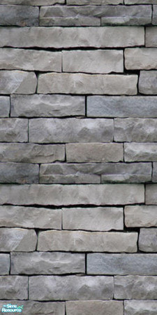 Sims 2 — Limestone Rock Wall by weidt — ideal for outdoor half-walls