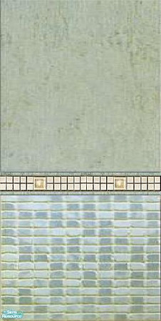 Sims 2 — Verde marble & mixed mosaic tile by Tempty — as name suggests