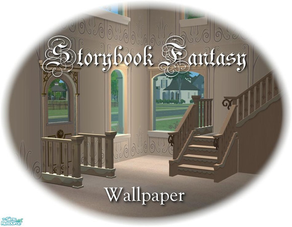 Sims 2 — Peach Wallpaper by Cyclonesue — REQUIRES OPEN FOR BUSINESS! Part of a set of build mode objects to match the