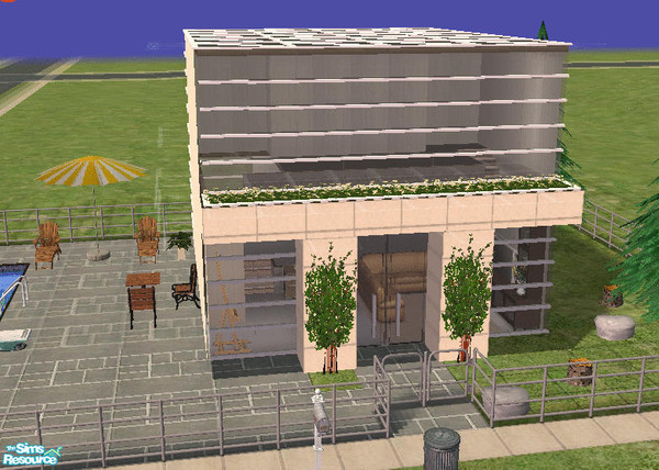 Sims 2 — White loft by crayanne — 