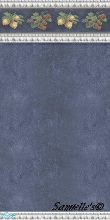 Sims 2 —  by Samielle — Place this kitchen wall and matching floor to your kitchen/dining area. Set consists of 4 walls