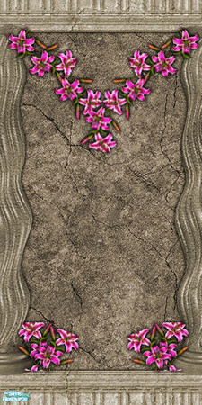 Sims 2 — Stone and Flowers 1 by camelia111 — Part of Exterior Collection II