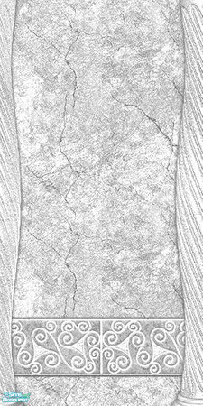 Sims 2 — Stone Wall 5 by camelia111 — Part of Exterior Collection II