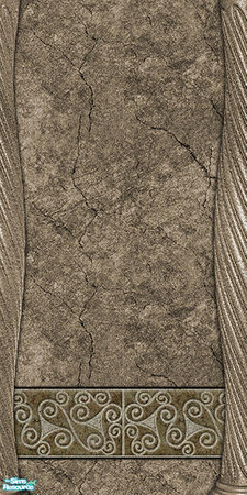 Sims 2 — Stone Wall 1 by camelia111 — Part of Exterior Collection II