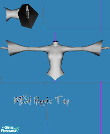 Sims 2 — Mesh Hippie Top by Shannara_Simfashion — 