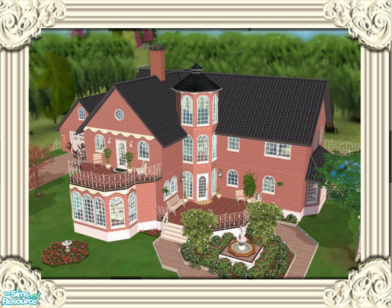 Sims 2 — Victoria Gardens 6 Furnished by Pinecat — This beautiful Victorian home, located in the exclusive Victoria
