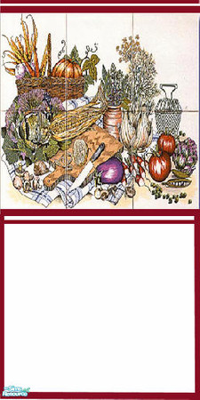 Sims 2 — vegies by skinflin — for the kitchen